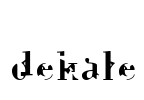 dekale Font Image