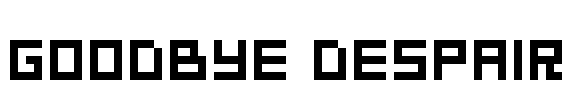 Goodbye Despair Font Image