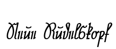Neue Rudelskopf Font Image
