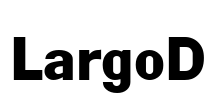 LargoD Font Image