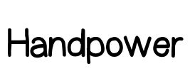Handpower Font Image