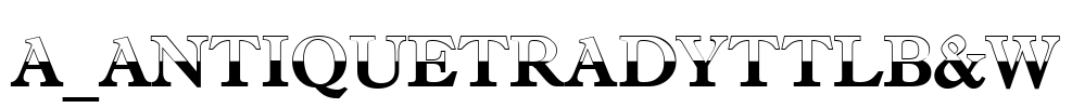 a_AntiqueTradyTtlB&W