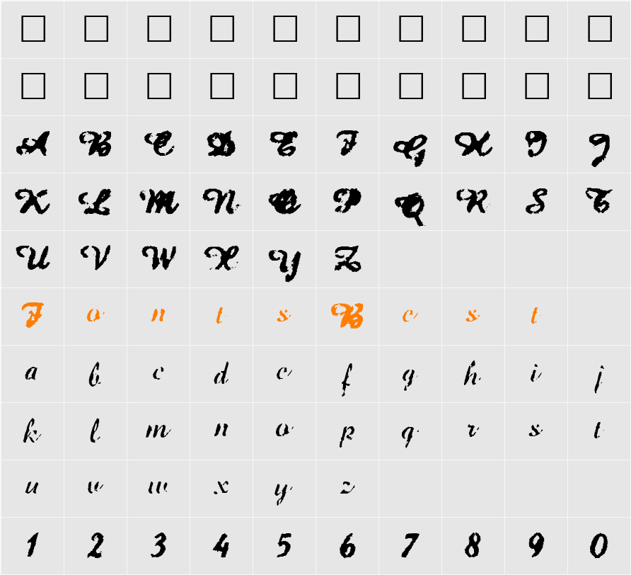 Jet Plane Character Map