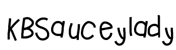KBSauceylady Font Image
