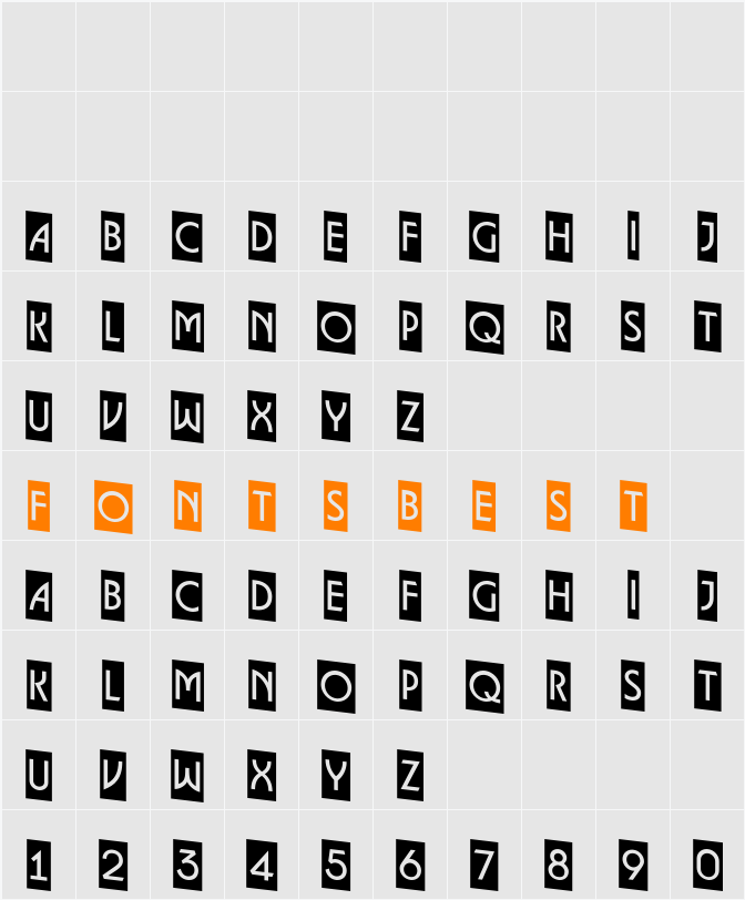 a_LancetCmDn Character Map