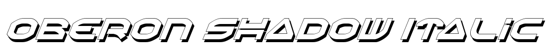 Oberon Shadow Italic
