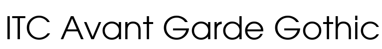 ITC Avant Garde Gothic