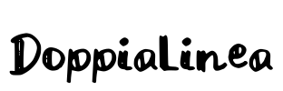 DoppiaLinea Font Image