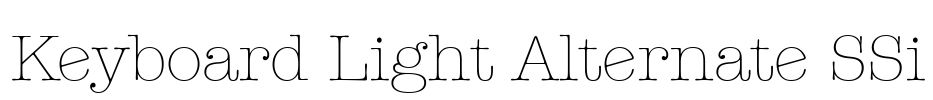 Keyboard Light Alternate SSi