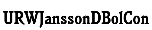 URWJanssonDBolCon Font Image