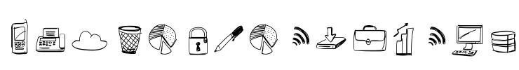 SketchIconsbold Font Image