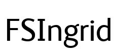 FSIngrid Font Image