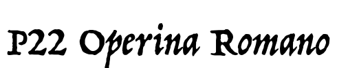P22 Operina Romano Font Image