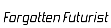 Forgotten Futurist Font Image