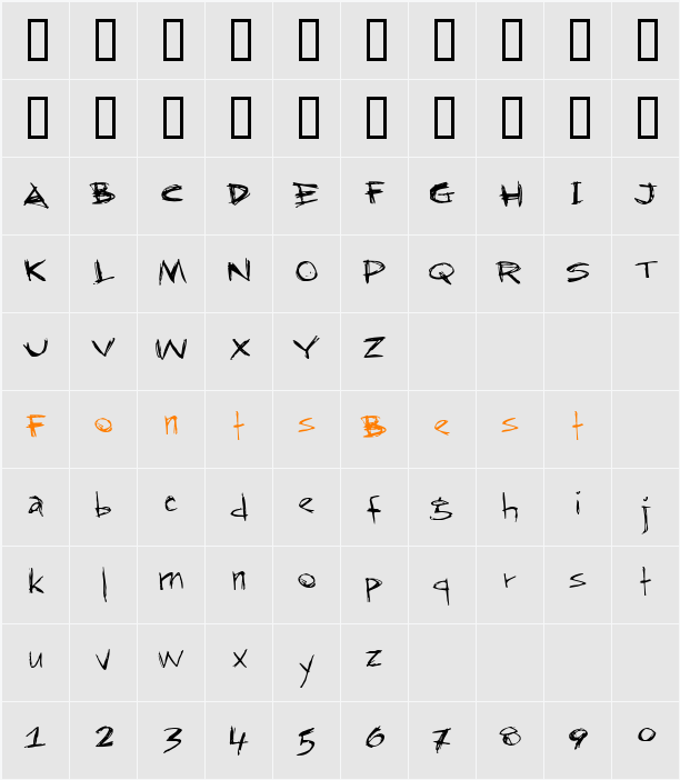 RapJack Character Map
