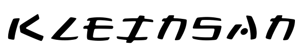 Kleinsan Font Image