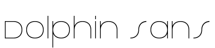 Dolphin Sans