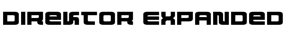 Direktor Expanded Font Image