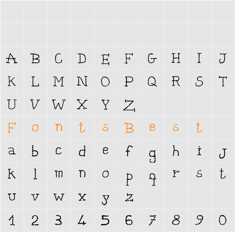 catena Character Map