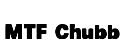 MTF Chubb Font Image