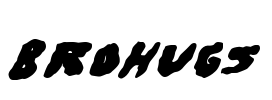 BroHugs Font Image