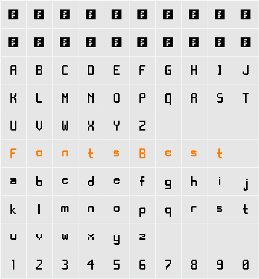 Deltoid-sans Character Map