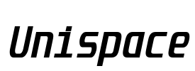 Unispace Font Image