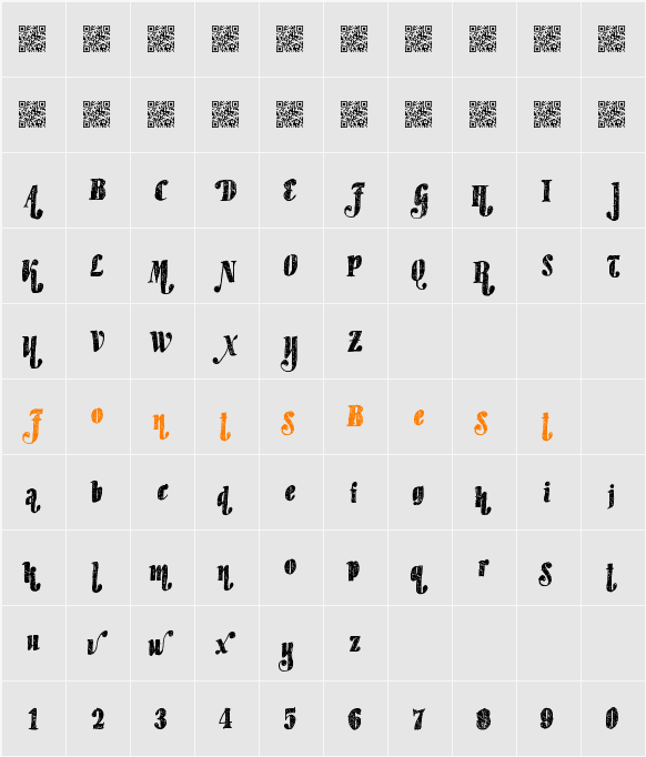 HipsterFactory Character Map