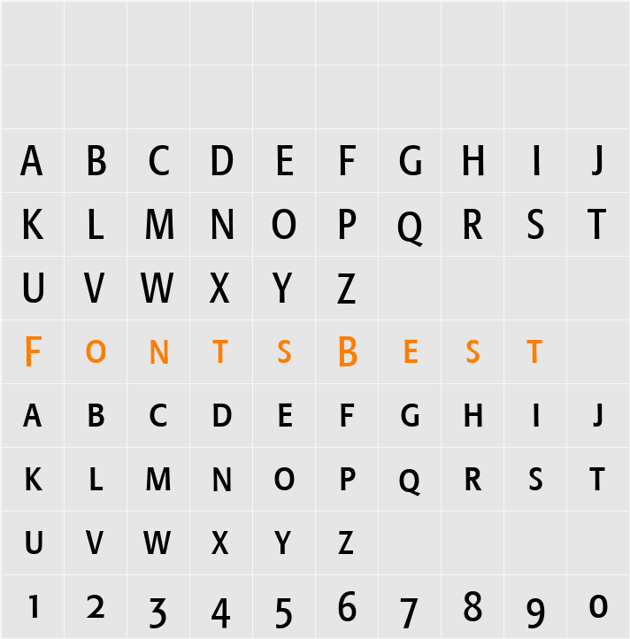 Formata Character Map