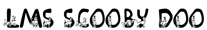 LMS Scooby Doo Font Image