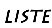 Liste Font Image