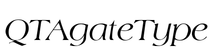 QTAgateType Font Image