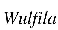 Wulfila Font Image
