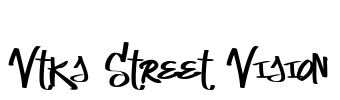 Vtks Street Vision Font Image