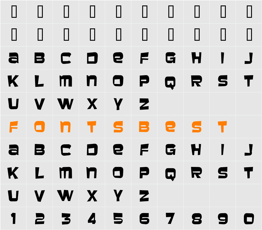 m_Baveuse Character Map