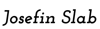 Josefin Slab Font Image