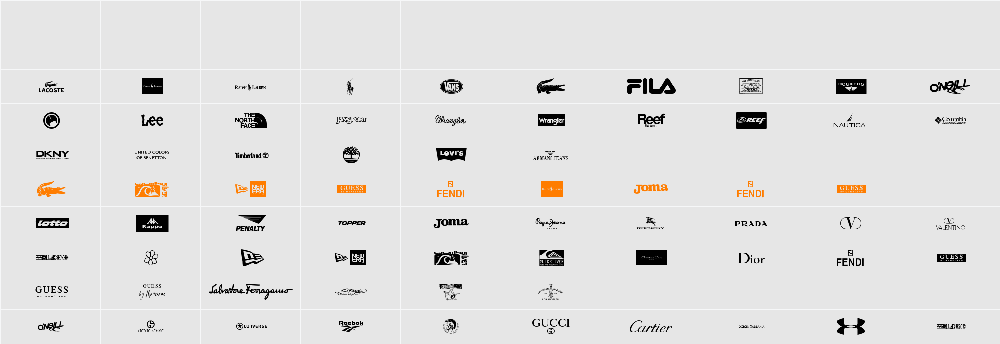 clothing logos tfb Character Map
