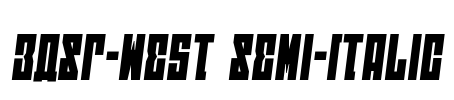 EAST-west Semi-Italic