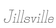 Jillsville Font Image