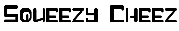 Squeezy Cheez Font Image