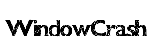 WindowCrash Font Image