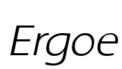 Ergoe Font Image