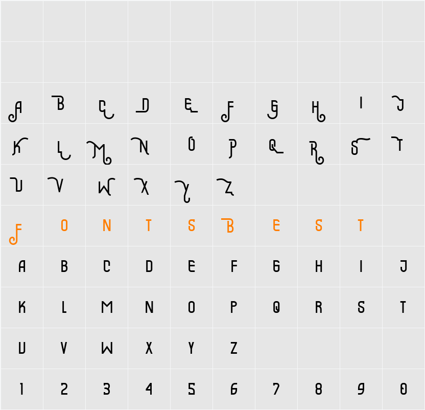 Maeninaja Character Map