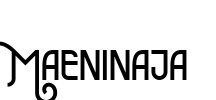 Maeninaja Font Image