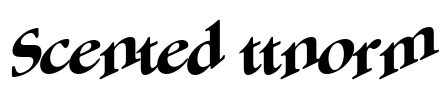 Scented ttnorm Font Image
