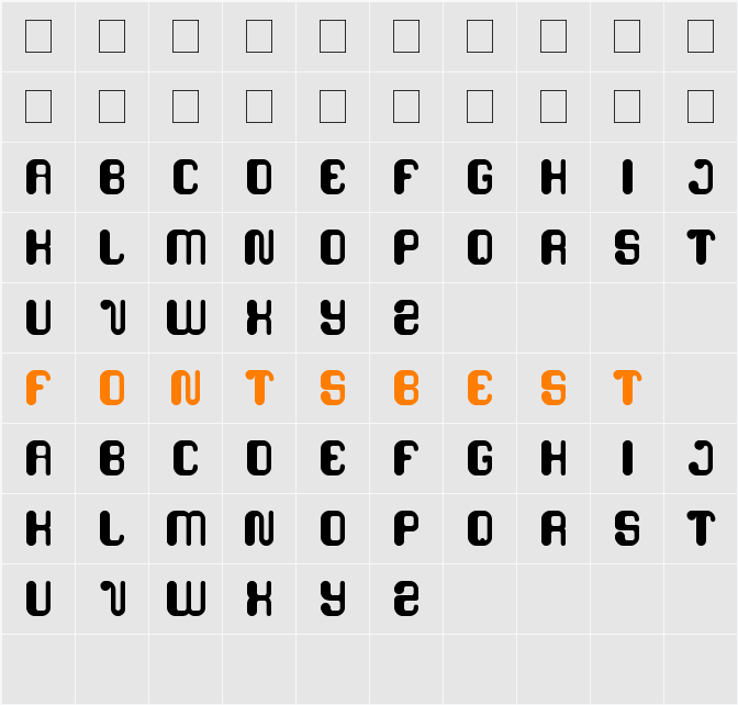 friendly robot Character Map
