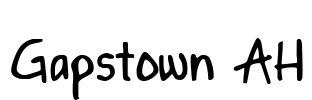 Gapstown AH Font Image
