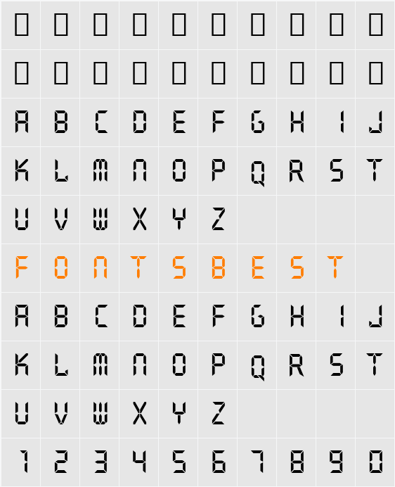 Quartz Character Map