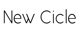 New Cicle Font Image
