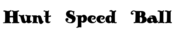 Hunt Speed Ball